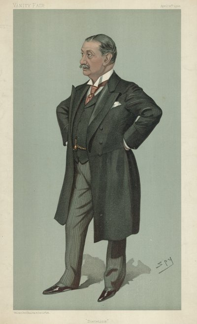 Dr Nathaniel Edward Yorke-Davis, Dietetics, 12 April 1900 by Leslie Matthew Ward